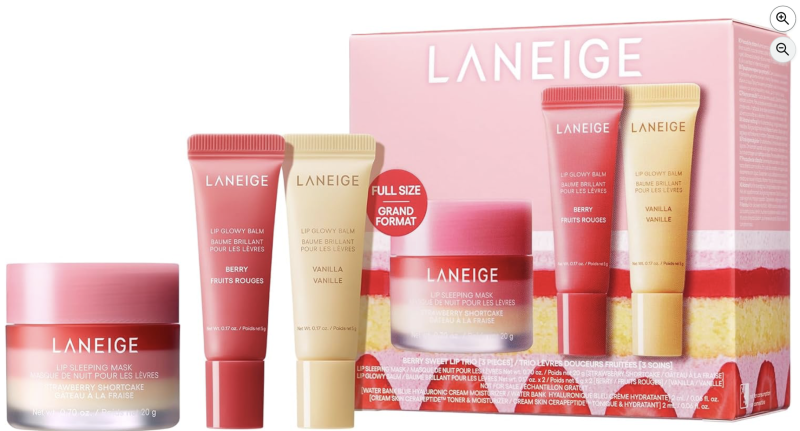laneige Berry Sweet Lip Trio Set