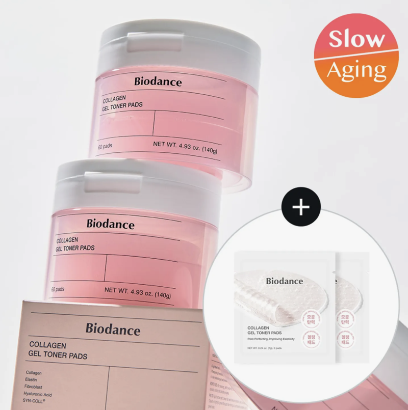 Discos de tonificação em gel de biocolágeno BIODANCE, pacote com 60 unidades (+4 discos extras)