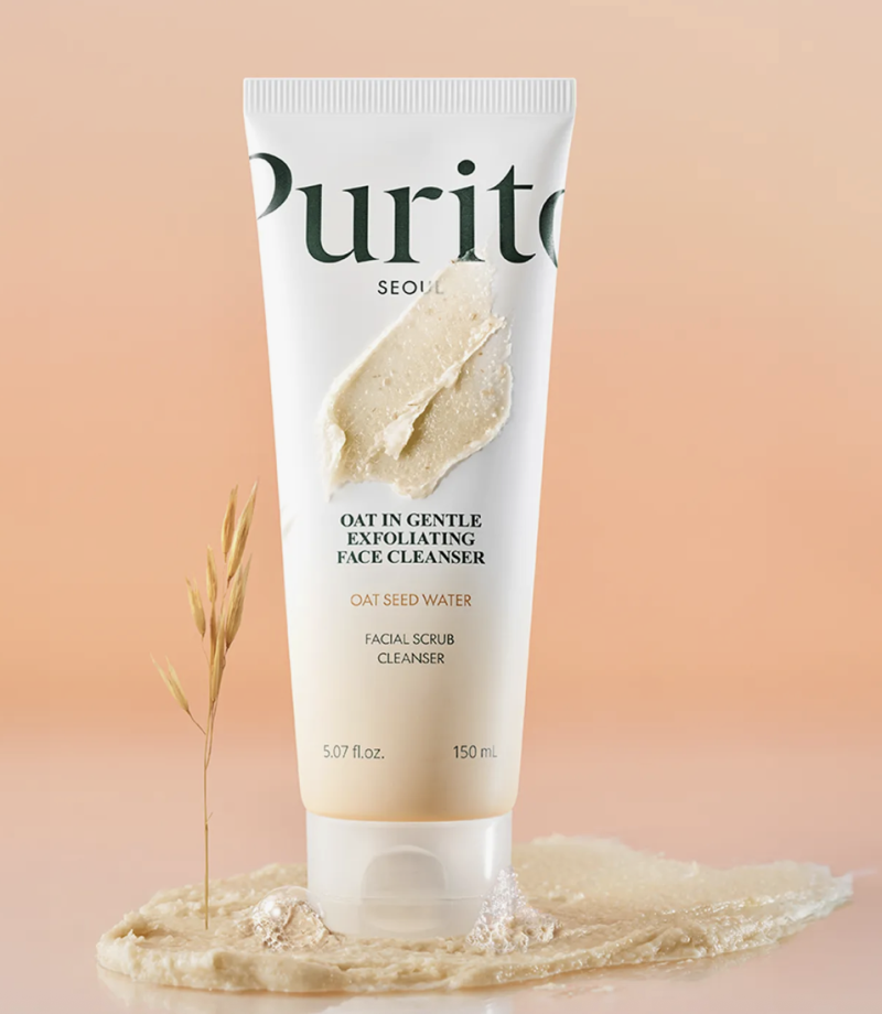 Purito Seoul Oats em Gel de Limpeza Facial Esfoliante Suave