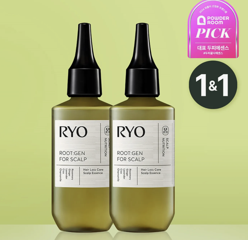 Ryo Rootgen Hair Loss Symptom Specialist Care Scalp Essence 80ml - Pacote Duplo
