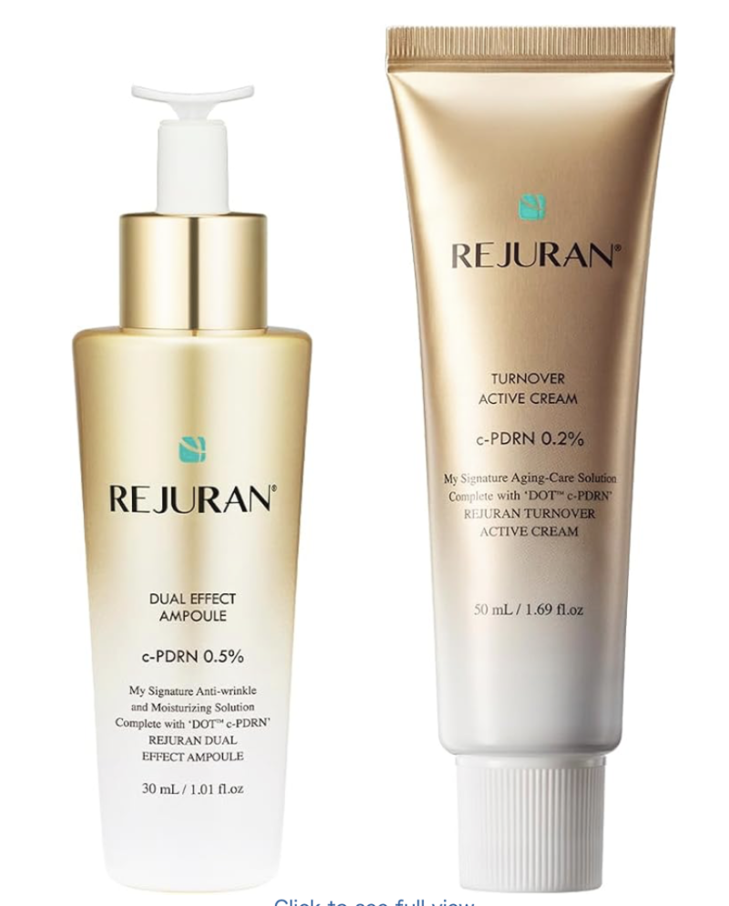 REJURAN Official REJURAN Gold Set / Dual Effect Ampoule 30mL + Turnover Active Cream 50mL PDRN Beaut