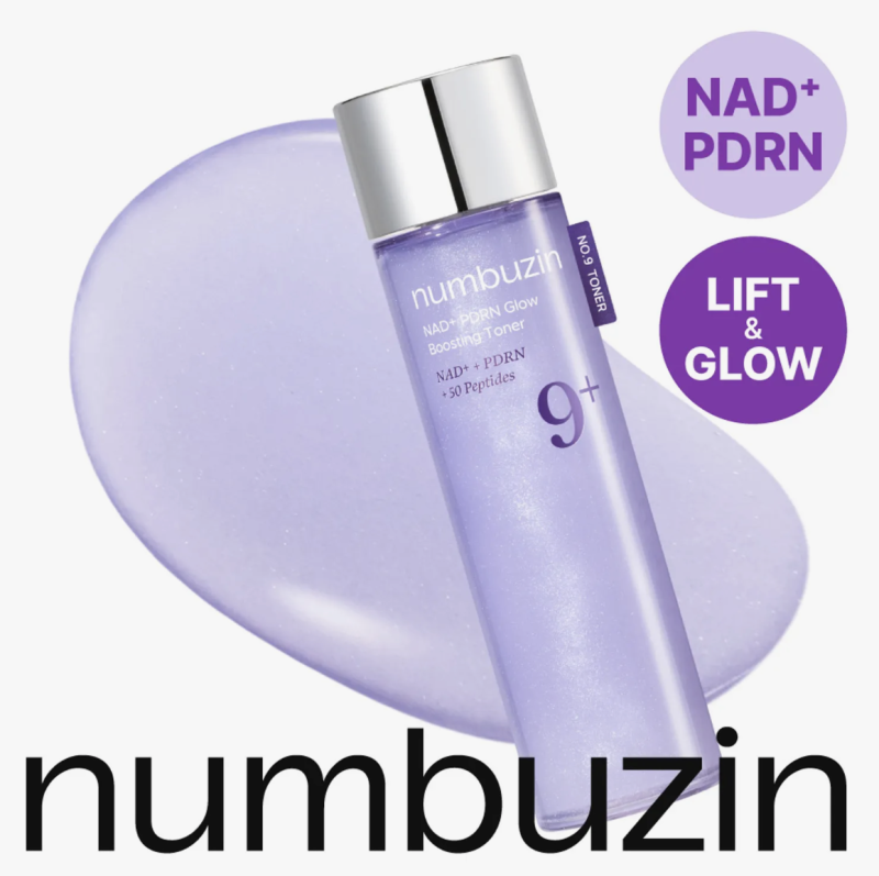 Tônico Facial Numbuzin #9 NARD PDRN Glow Treatment 150ml