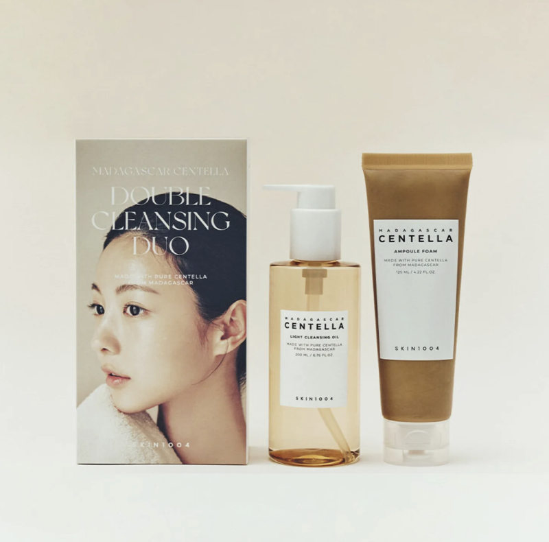 SKIN1004 Duo de Limpeza Dupla com Centella de Madagascar (Sab+Cleasing Oil)