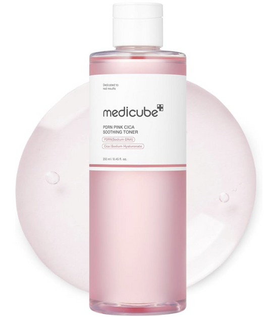 Medicube PDRN Pink Toner Lotion - Astringent Substance - Low Irritation - Firming - Wipe-off Toner -