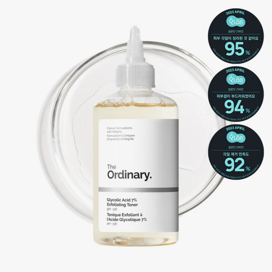 Tônico Esfoliante com Ácido Glicólico 7% da The Ordinary, 240ml