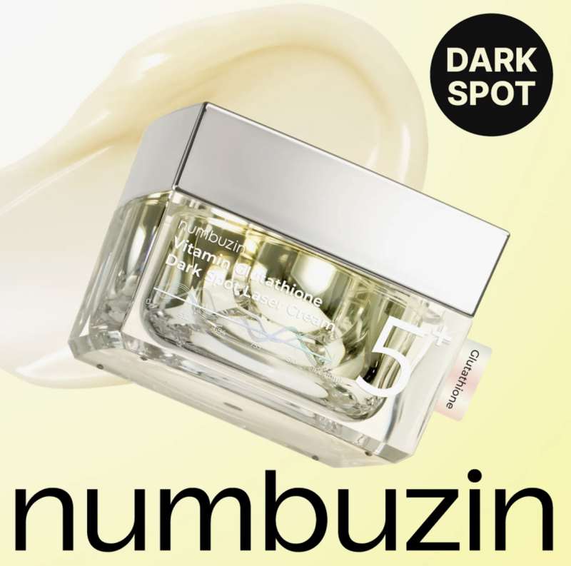 Creme a laser para manchas escuras com glutationa Numbuzin #5 50ml