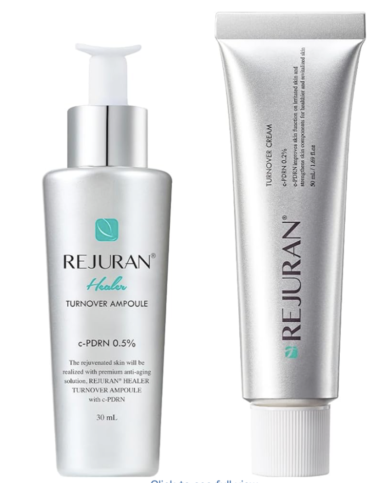 REJURAN Official REJURAN Silver Set / Turnover Ampoule 30mL + Turnover Cream 50mL PDRN Beauty Serum