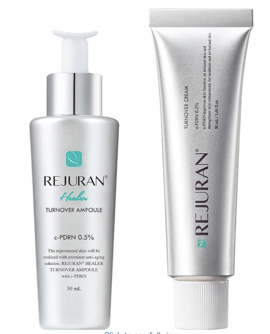 REJURAN Official REJURAN Silver Set / Turnover Ampoule 30mL + Turnover Cream 50mL PDRN Beauty Serum