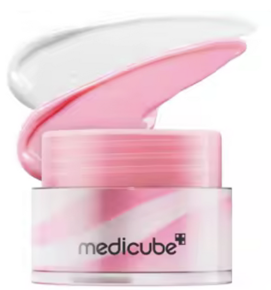 medicube PD RN Lip Sleeping Mask Glow Balm Salmon Collagen Shea Butter for Softer Lips Moisture Over