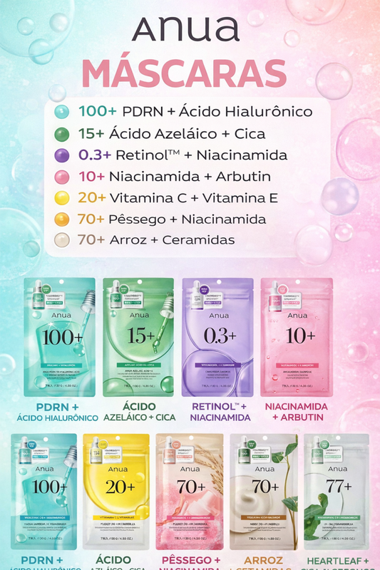 ANUA Mask Pack (7-piece) Anua Heartleaf 77 + Cica Exosome Mask (77+)