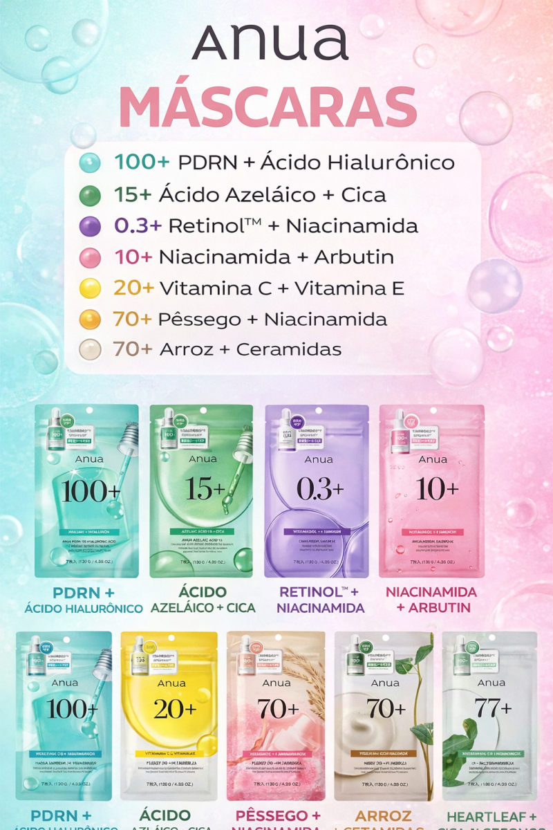 ANUA Mask Pack (7-piece) Anua Peach 70 + Niacin Serum Mask (70+ Peach)