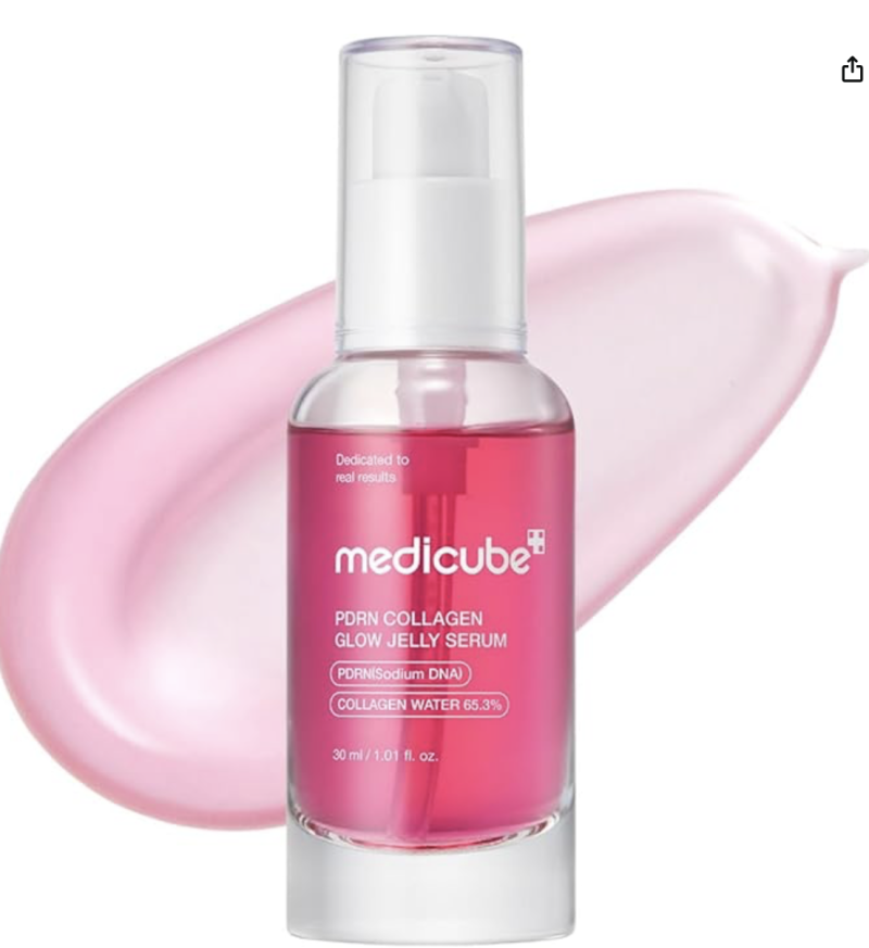 Medicube PDRN Collagen Jelly Serum, Jelly Texture, Glossy, Collagen Cream, Ultra-Dry Skin, New Sensa