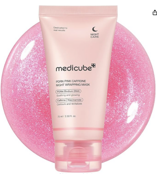 Medicube PDRN Night Wrapping Mask 75ml, High Moisturizing Peel-off Pack, Skin Texture, Firmness, Rad