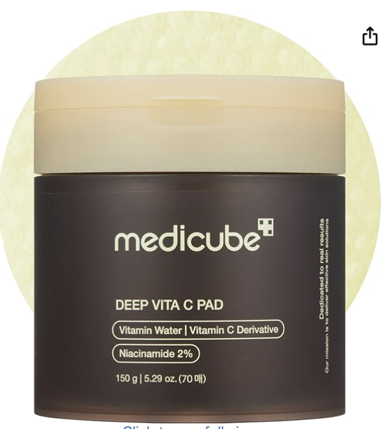 Medicube Deep Vita C Pad, Wipe-off Pad, After Bath, Moisture, Moisture Barrier, Toner, Basic Cosmeti