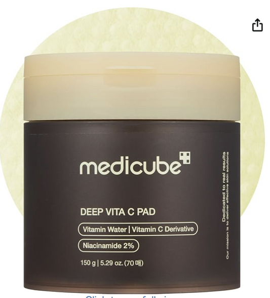 Medicube Deep Vita C Pad, Wipe-off Pad, After Bath, Moisture, Moisture Barrier, Toner, Basic Cosmeti