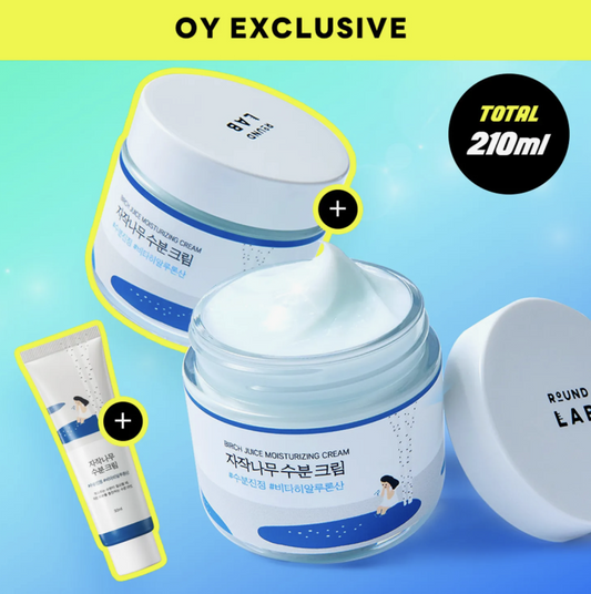 ROUND LAB Creme Hidratante de Bétula - Oferta 1+1 (+50ml)