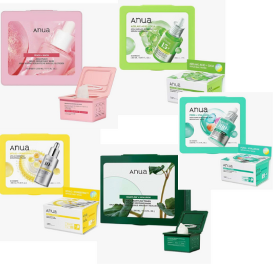 ANUA CICA Serum Daily Mask Pack (30 sheets) Anua Heartleaf + Hyaluron Soothing Mask (Heartleaf)