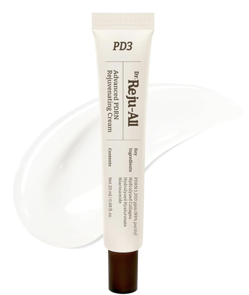 Creme Dr. Reju-All Advanced PDRN 20g: Contém 1200 ppm de PDRN derivado de DNA de salmão (99% de pure