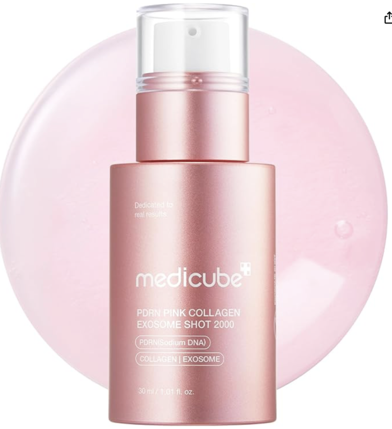 Medicube PDRN Pink Exosome Shot 2000 Topical Needle Beauty Serum Pores Firmness Lead Essence Korean