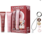 Lanage Glaze Tint Lip Serum Duo Set Lip Balm Colored Lip Tint Lip Moisturizing Korean