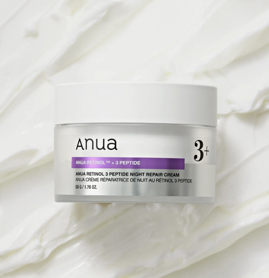 Creme Noturno Reparador Anua Retinol 3-Peptídeo 50g