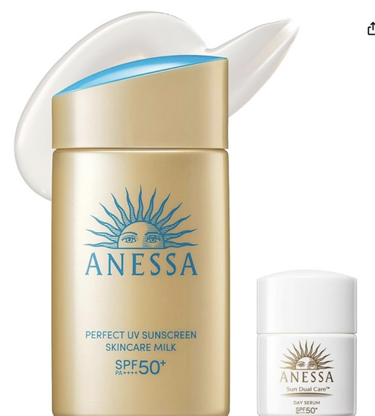 Anessa (ANESSA) Perfect UV Skin Care Milk NA 60mL [2024 Model] SPF 50+ PA++++ with Day Serum N Compa