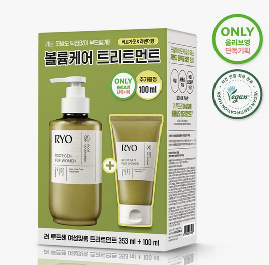 Ryo Root Gen para tratamento capilar contra queda de cabelo 353ml - Oferta especial + 100ml