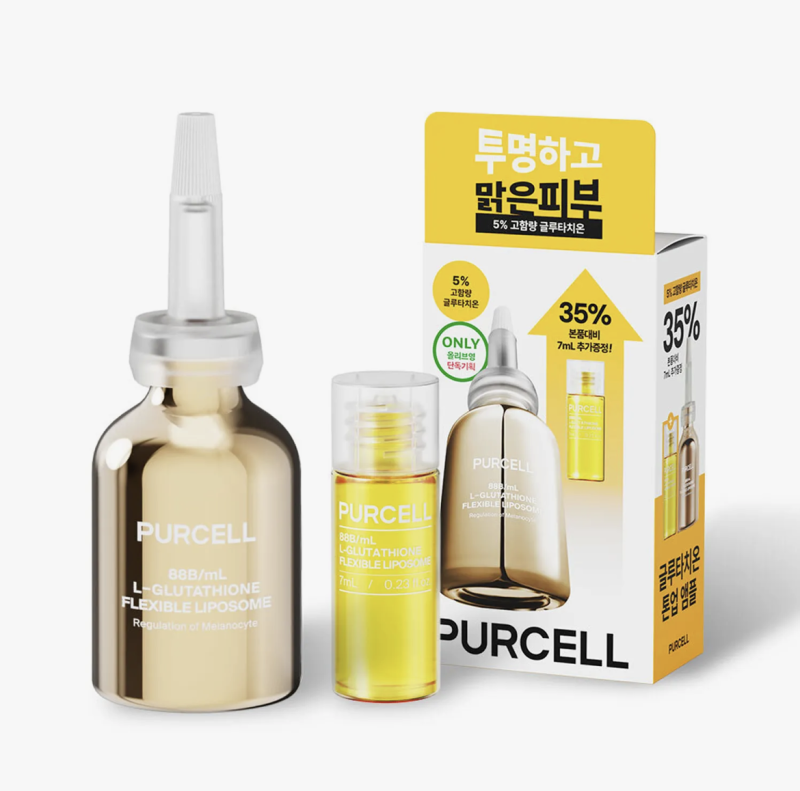 PURCELL 88 bilhões/mL Lipossomas Flexíveis de Glutationa 20ml (+7ml)