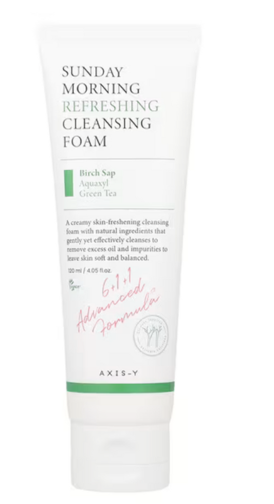 Axis-Y, Sunday Morning Refreshing Cleansing Foam, 4.05 fl oz (120 ml)