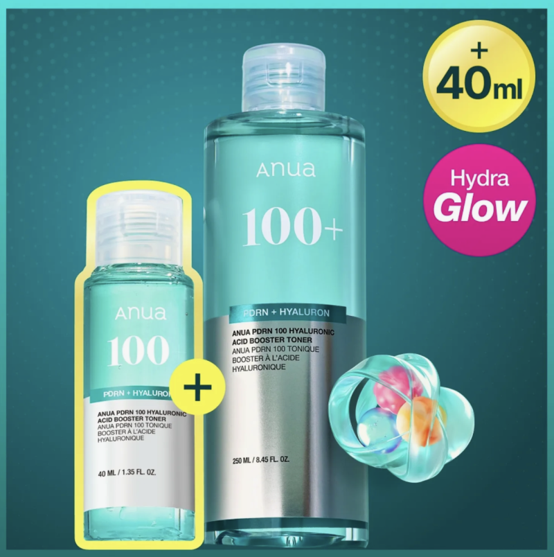 Tônico Facial Potencializador de Ácido Hialurônico Anua PDRN 100 250ml (+40ml)