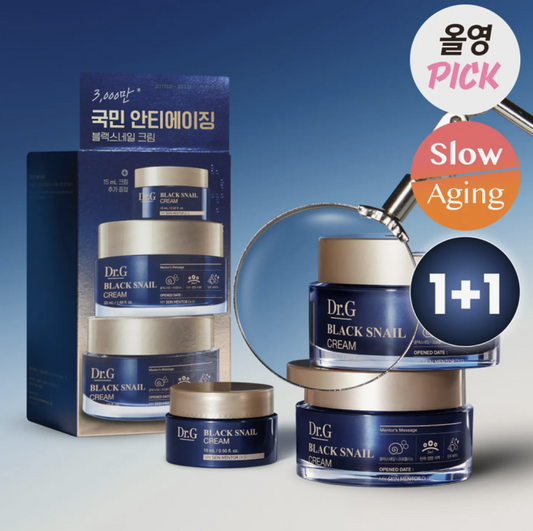 Creme de Caracol Preto Dr.G anti-idade(Conjunto/Item Individual)
