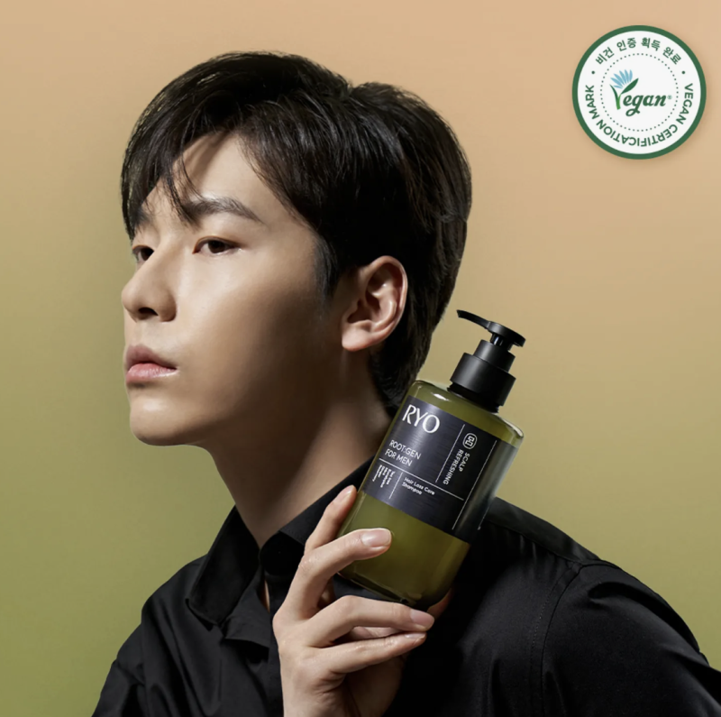 Shampoo Ryo Root Gen para queda de cabelo masculina 353ml