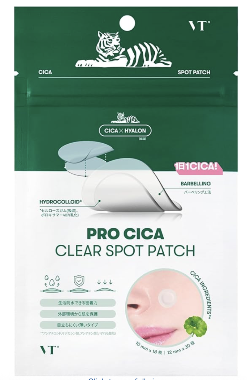 VTCOSMETICS VT Spot Patches, 3 Types, Sensitive Skin, Rough Skin Care, Pore Care, Sheet Type Beauty