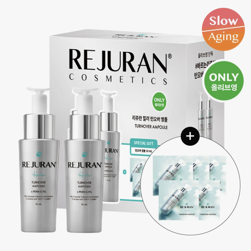 REJURAN Healer Turnover Ampola 10ml x 2 unidades - Pacote Duplo (+ ampola de 10ml)