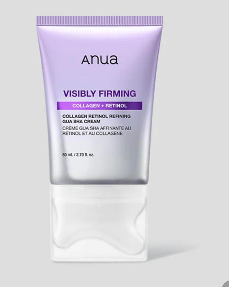 ANUA Collagen Retinol Refining Gua Sha Cream, Neck Cream For Lifting & Firming, Jawline to Décolleté